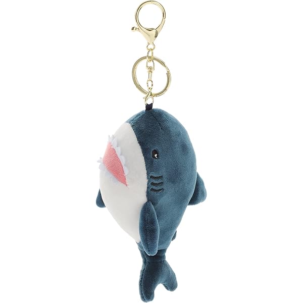 Walhai Plüsch-Schlüsselanhänger – Ca. 12 Cm, Weich & Süß, Mit Metallplakette, Perfektes Geschenk