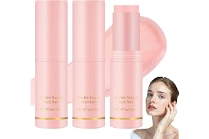 BUTBU 3 st fuktgivande balsam, koreansk anti-rynk-stick, multi-balsam stick, kollagen fuktgivande stick för ansikte, läppar