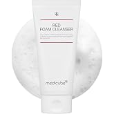 medicube Facial Cleanser Red Foam Cleanser, 115 g | Daily Use Gentle Facial Cleanser for Sensitive Skin, Deep Cleansing and E