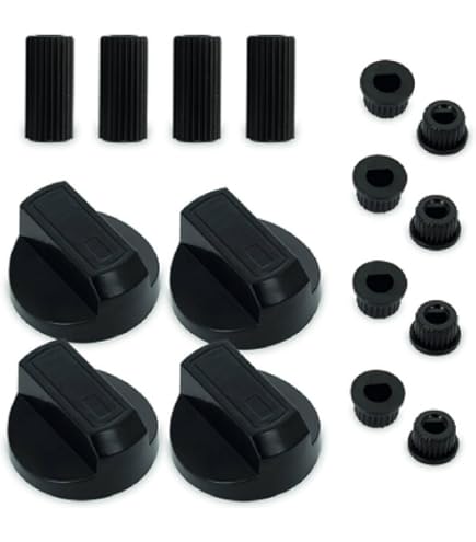 Kit Manopole Piano Cottura Ariston Hotpoint Indesit - 5 Manopole Nere In Plastica - Diametro 37mm - Ricambio Originale - Foto 7