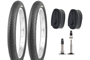 P4B 2 neumáticos de 14 pulgadas (47-254) de 14 x 1,75 pulgadas, adecuados para dinamo, neumáticos de bicicleta de 14 pulgadas en negro