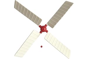 Replacement Sails for Garden Windmill. Ref: LARGE with RED centre. Genuine Windmill-Blades/Fling Promotions. Only replace your sails with same colour centre either RED or WHITE - see other listings.