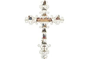 Jimtuze Kruzifix Wandkreuz, Jesus Kreuz Wand, PVC Jesus Kreuz Wandaufkleber Wohnzimmer Religiöse Kirche Wohnkultur