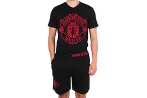 Manchester United Mens Pyjamas Short Loungewear OFFICIAL Football Gift