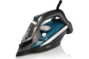 ORYX Plancha De Vapor Profesional 2.800 Watt. Vapor Constante y Golpe de Vapor, Suela Ceramica, Vapor Vertical, Sistema Antical,