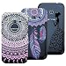 Produktbild Yokata [3 Packs] Samsung Galaxy Core Prime G360 / G361 Hülle Transparent Weiche Silikon Handytasche Handyhülle Schutzhülle TPU Handy Tasche Schale Etui Weich Silicone Bumper Ultra Dünn Slim Durchsichtig Premium Kratzfest Kreative Motiv Muster Clear Backcover Schutz für Samsung Galaxy Core Prime SM-G360 G361 (4,5 Zoll) Case Cover - Mandala + Feder + Mädchen und Schmetterling