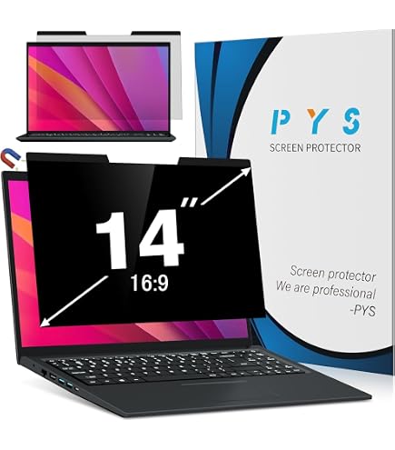 Filtre Anti-reflets Et Confidentialité 3M PF140W9 Pour écran 14" 16:9 - Protection Visuelle Et Vie Privée