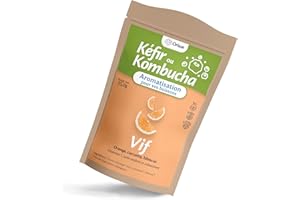 ORISAE Aromatisation pour kéfir et kombucha - 100% naturel - Infusions en seconde fermentation (Vif)