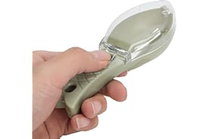 YEMIRTH Fischschupper, schneller Fischschuppenentferner, Fischentkalker, Hautbürste, Schaber, Reinigungsschäler, Schaber(Grün)