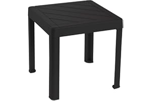 DEA HOME Tavolino POP, in plastica da interni ed esterni, Antracite