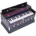 HS Musical Harmonium Peti- 7 Stop Bass/Male Reed, 440 Hz-Multi Fold Bellow 3 1/4 Octave, Double Bellow, 39 Keys,7 Stopper, 2 Reeds (Bass- Male), Long Sustain