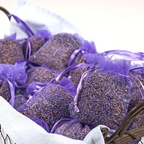 PAJOMA 30870 10er Pack Duftsäckchen Lavendel, Organzabeutel, Höhe 9cm - 3