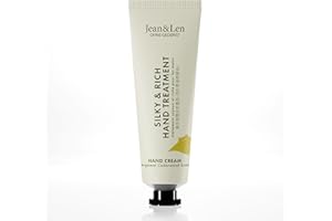 ‎JEAN & LEN Jean & Len Mini Silky & Rich Hand Treatment Bergamot & Cedarwood, praktische Reisegröße, für weiche Hände, Handcreme mini, ohne Parabene & Silikone, vegan, 30 ml