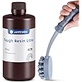 Anycubic Ultra Tough Resin, 3D Printer Resin with Strong Impact Resistance, High Flexibility and Low Odour, Widely Compatible with All LCD Resin 3D Printers(1kg, Grey)