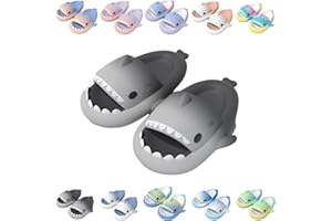 Giltpeak Cloud Shark Slides Kids - Chaussons pour enfant - Antidérapantes - Motif requin - Pour la plage