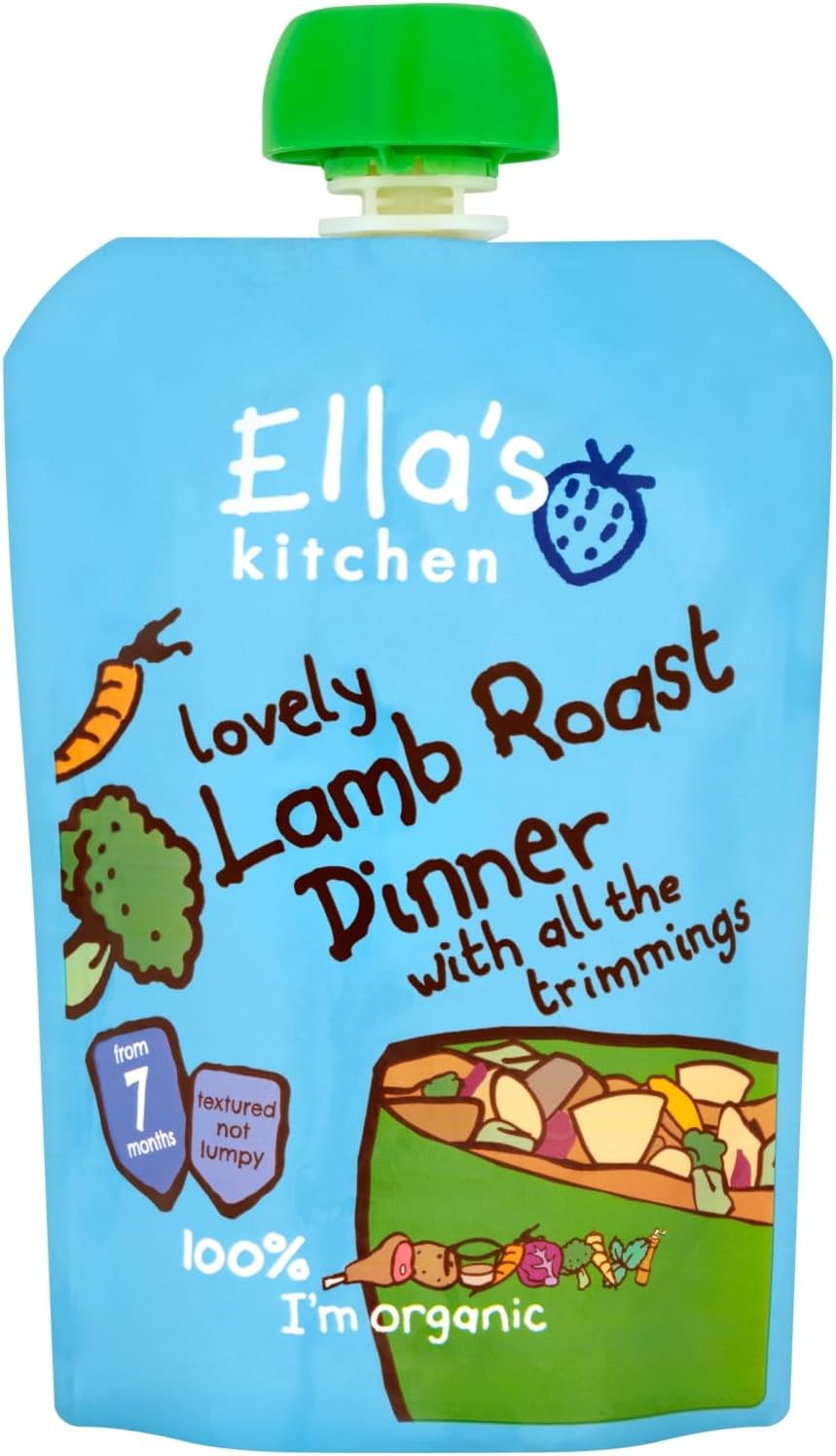 Ella's Kitchen Organic Lamb Roast Dinner with Trimmings, 130g