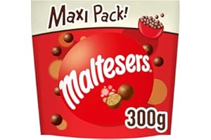 ‎MALTESERS Maltesers, Schokokugeln mit luftigem Knusperkern, Schokolade Snack, 1 Packung (1 x 300g)