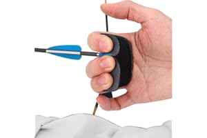 Weiyiroty Soft Archery Finger Guard, Bow Finger Guard, Archery Accessory for Archery Lovers
