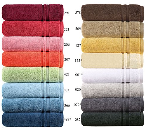 Handtücher Serie Manhattan Gold, in Luxus-Qualität Waschhandschuh, Gästetuch, Handtuch und Duschtuch, Grösse Duschtuch 70x140 cm, Farbe 383 dusty blue