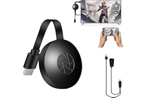 TLLTKOK Wireless HDMI Dongle, Wireless Display Dongle Adapter, 1080P Streaming Media Video Sound, Media Streaming Dongle Receiver for Phone/PC/Tablet to HD Display TV Projector