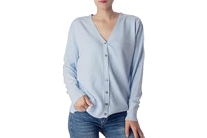 iB-iP Mujer Cardigans Moda V Cuello Chaqueta Botones Suéter Finas Cárdigan