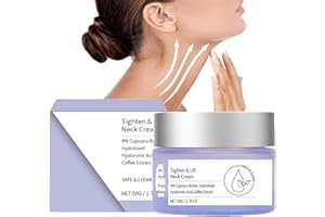 YELEWY Tighten & Lift Neck Cream, Neck Firming Cream, Firming and Lifting Neck Cream, Neck Firming Cream, Neck and Cleavage Cream, Anti-Wrinkle for an Even Skin Tone Lifting of the Neck