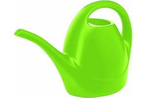 POÉTIC Emsa 508673 Gießkanne, Klassisches Design, Volumen 5 Liter, Kunststoff, Grün, Oase