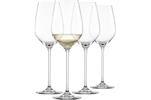 SCHOTT ZWIESEL Copas de vino blanco Fortissimo (set de 4), elegantes copas para vino blanco, copas de cristal Tritan aptas para lavavajillas, fabricadas en Alemania (art. nº. 123684)