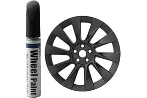 Ywooon Vernice di Ritocco Cerchi per Tesla Model Y LR Induction Wheel 20", Kit di Riparazione Della Vernice Repair Lacca Graffi Riparazioni Ruota Marciapie, Armor Black