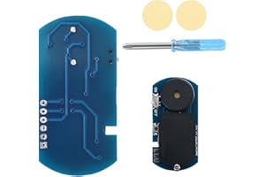 BTFO Scherzo con Grillo Che Fa Rumore, Dispositivo Acustico Fastidioso con 16 Suoni Strumento Semicircolare Nascosto per Scherzi per Ufficio Casa Scuola Auto Feste (Blu)