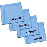 Cleenest Y&uuml;ksek Kaliteli Kaşmir İpliğinden &Uuml;retilmiş Temizleme Bezi, G&ouml;zl&uuml;k Temizleme Bezi, Ekranlar ve Tabletler İ&ccedil;in, 4 Ade