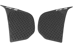 GZYF 2PCS Gas Tank Sticker, Fuel Tank Protector Decal Pad Black For Yamaha FZ-8 2010-2014