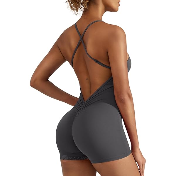 Zaayo Jumpsuit voor dames, uitlopende pijpen, strak, scrunch-butt