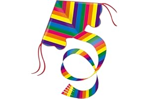 GÜNTHER FLUGSPIELE Paul Günther Guenther 1159 - Cometa de Nailon diseño Arco Iris, 97 x 58 cm [Importado de Alemania]