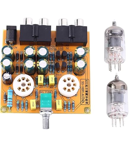 Kit Amplificateur à Tube 6J1 Préampli Lampe DIY Pour Source Audio Numérique