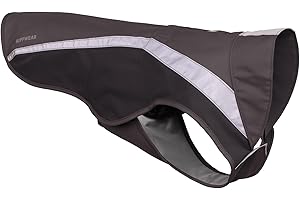 RUFFWEAR Lumenglow Giacca ad alta visibilità, cappotto riflettente ad alta visibilità per cani, X-Large, Granite Grey