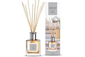 Areon Reed dyfuzor/liliowy / 150 ml / 1 opakowanie/perfumy do domu lub biura, długotrwały aromat, zestaw do dyfuzora