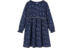 VERTBAUDET Robe de fête Fille Motifs étoiles irisés