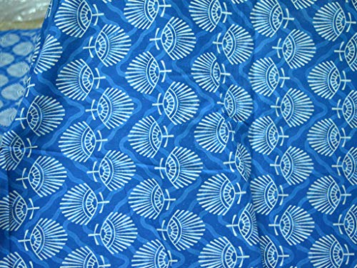 Screen Printed Cotton Fabric Indian Fabrics Summer Dress Fabric Quilt Cotton Bohemian Fabric