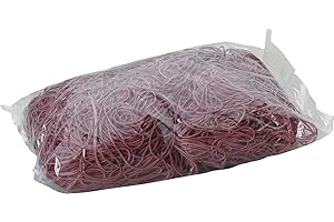 5 Star Office 700304 Gummiringe im Polybeutel 1000 g Ø 50 mm, Pack, rot