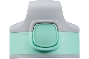 ‎SIGG SIGG Miracle Kids Top Tabbi Mint Ersatz-Verschluss, Ersatzteil für alle Aluminium und Tritan Miracle Kids-Flaschen (0.35 L, 0.4 L, 0.45 L), Ersatzdeckel Trinkflasche mit Strohhalm