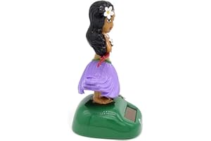 biteatey Solar Powered Hawaiian Girl - Solar Dancing Hawaii Girl Dancing Figure Toy Solar Bobblehead Dancer Toy Figurine Car Dashboard Dancer Figurine Decoration Ornament