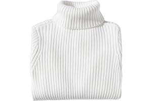 Shengwan Rollkragenpullover Kinder Mädchen Jungen Warm Herbst Winter Langarm Strickpullover