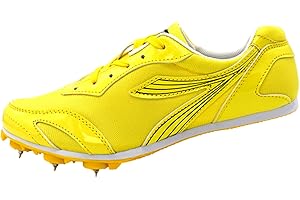 Zeihyeurus Spikes Leichtathletik Kinder,Leichte Spikes Laufschuhe,Herren Damen Leichtathletikschuhe,Atmungsaktive,Tragen Geeignet,Herren Damen Und Kinder,Wettkampf-Lauftraining Weitsprung Sneaker