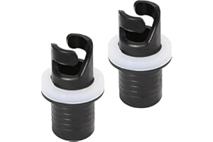 LQTSLFM Adattatore per Valvola Gommone, Valvole per Gommone Connettore Adattatore per Tubo, Nero Adattatore per Kayak, Riutilizzabile Adattatore Pompa Aria