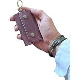 Deri Anahtarlık - Askı Kancalı, &Ccedil;oklu Anahtar D&uuml;zenleyici, Hakiki Deri Anahtar Kılıfı, Hediyelik Anahtarlık (6-8 Anahtar)