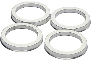 DCVAMOUS Alloy Aluminum Hub Centric Rings 83 to 71.5, Set of 4 - Performance Spigot Hubrings fit 71.5mm Vehicle Hub and 83mm Wheel Center Bore Compatible with Jeep Wrangler Dodge