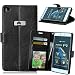 Produktbild Nancen Compatible with Handyhülle Huawei P8 (5,2 Zoll) Lederhülle Style Acht Farbe Weich PU Flip Case Ledertasche/Schutz Etui, Karten Slot Foto Wallet Hülle