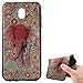 Produktbild Hülle für Samsung Galaxy J5 2017,Handyhülle für Samsung Galaxy J5 2017,Ultra Dünn Handyhülle,Leweiany 3D Kreativ Bunte Malerei Elefant Painted Matt Prägung Muster Ultra Dünn Soft TPU Silikon Gummi Schutzhülle Kratzfeste und Scratch-Resistant Handytasche Schutz Handy Hülle Case Rückseite Handy Tasche Premium Shell Slim Etui Schale Bumper Case für Samsung Galaxy J5 2017 Anti-Scratch Schutzhülle