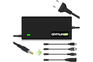 Qintrumiot 42V 3A Cargador Patinete electrico, 36V batería rápido Cargador para xiaomi m365,Hoverboard,Cargador Compatible con Patinete xiaomi Ninebot,con DC5521/DC5525/DC8mm/RCA10mm/GX16 Conector